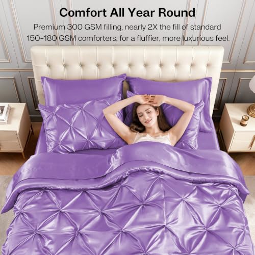 Satin California King Comforter Set