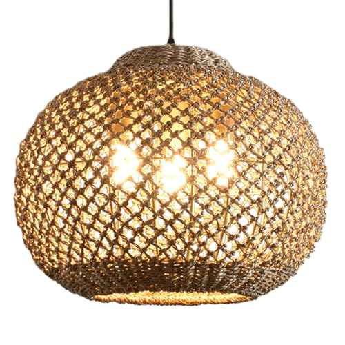 16.94”Rattan Pendant Light
