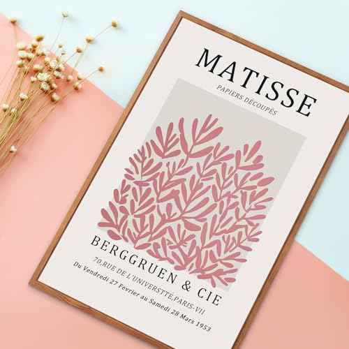 Matisse Pink Framed Wall Art Set