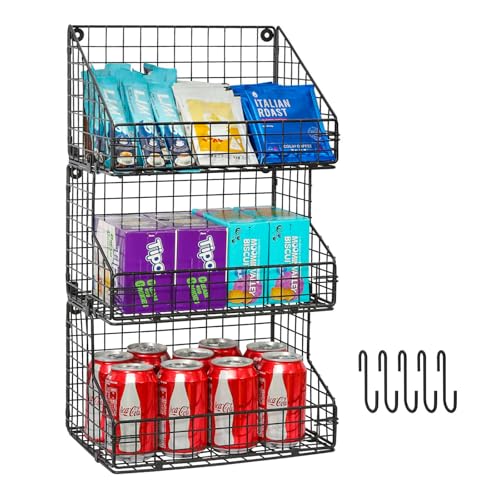 3 Tier Stackable Detachable Snack Organizer