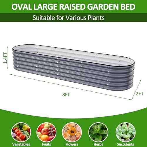 Galvanized Raised Garden Bed