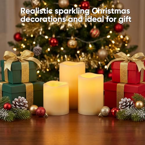 Waterproof Outdoor Flameless Candles with Timer (9 Count)