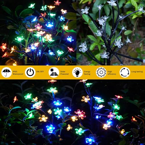 6 Pack Solar Lights Outdoor Waterproof (6 Count)