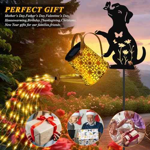 Solar Garden Lights Outdoor Decor (2 Count)