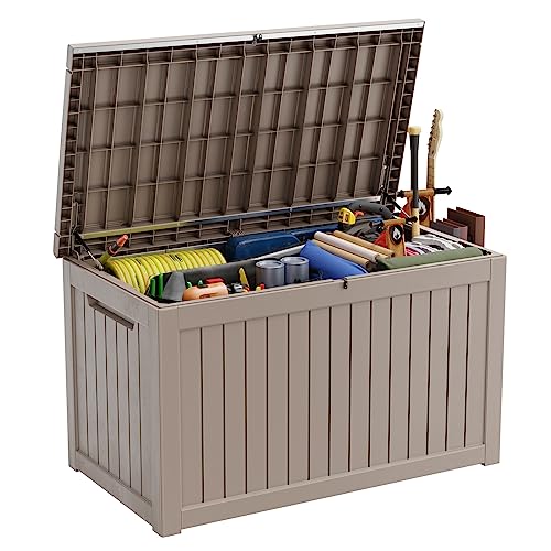 280 Gallon Deck Boxes Outdoor Waterproof