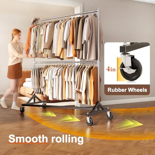 Z Rack Clothes Rack Hold 550LB Adjustable Height 2 Pack