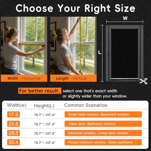 Blackout Window Privacy Film