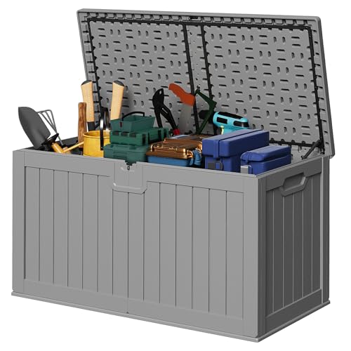 HDPE 240 Gallon Deck Box Double
