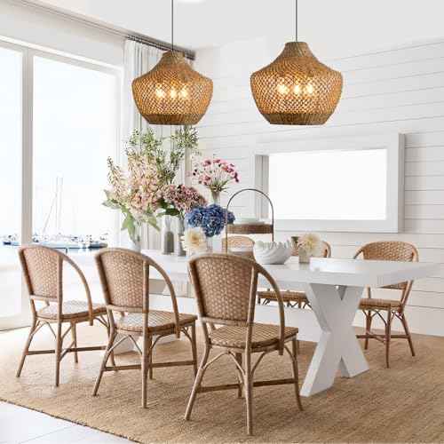 Rattan Pendant Light (3 Count)