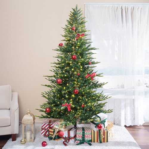 Lujan 9ft Prelit Aritificial Christmas Tree with 2106 Branch Tips