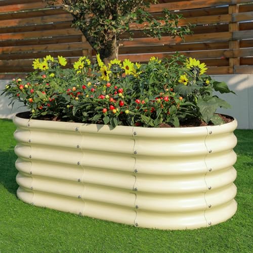 18“ Tall Outdoor Metal Raised Garden Bed