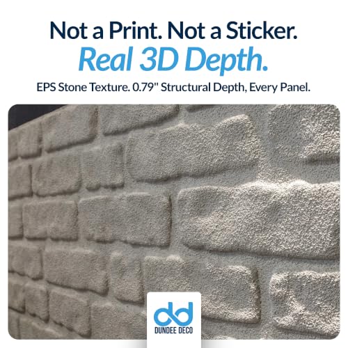 3D Wall Panels Faux Brick (10 Count)