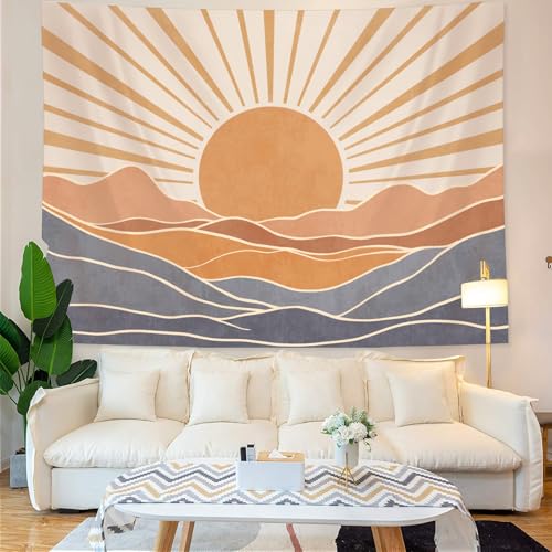 Boho Sun Tapestry Sunset Wall Tapestry
