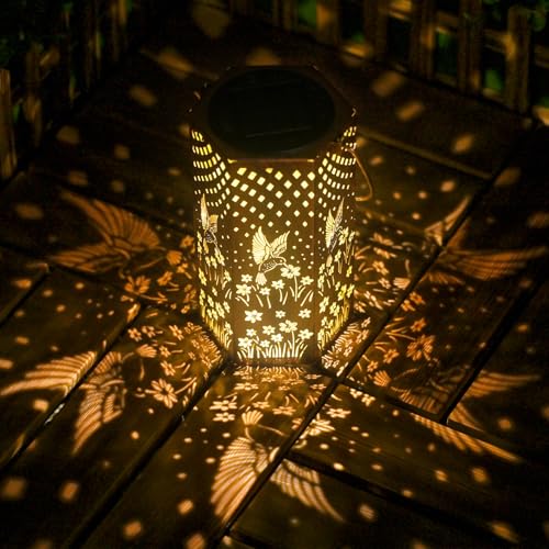 Hummingbird Solar Lantern Gifts for Women Mom Grandma
