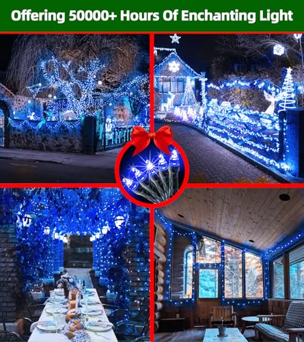 750 LED 240FT Christmas String Lights (240 Foot)