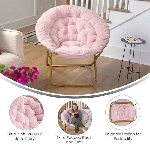 38 Inch Folding Saucer Chair