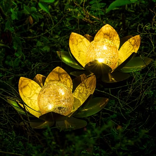 Garden Solar Lights Outdoor (2 Count)