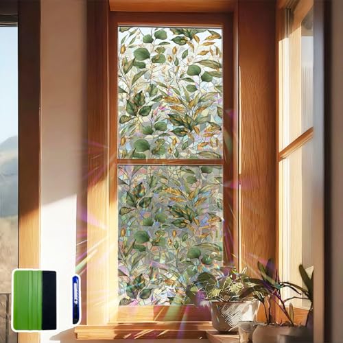 Rainbow Window Privacy Film with Tools