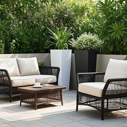 27 Inch Tall Planters Set of 2 (2 Count)