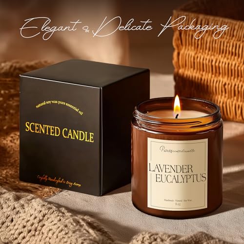 Lavender Eucalyptus Scented Candle for Home (14 Ounce)
