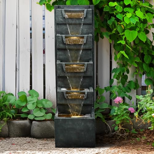 39.3" H Modern Water Fountain 5