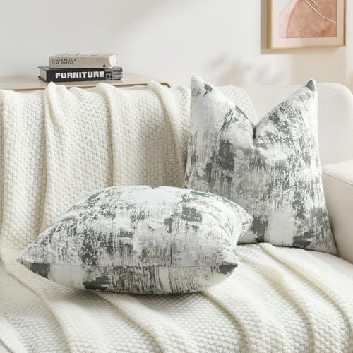 Pack of 2 Faux Cashmere Throw Pillow Covers 26x26 Inch (2 Count)