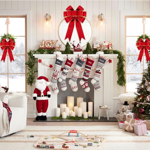 3pcs Large Christmas Bows Velvet Red Bows Holiday Red Christmas Bows Decorations for Wreath Velvet Bows Decor for Christmas Tree Topper