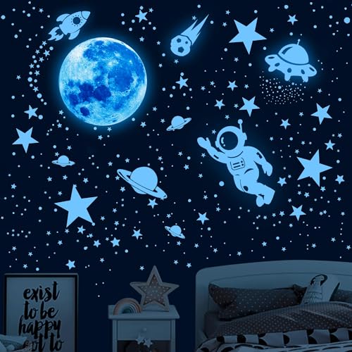 530Pcs Glow in the Dark Stars for Ceiling