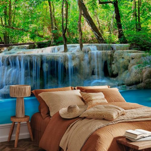 Wall Mural Wallpaper Waterfall Landscape 217x98 Inch (11 Count)