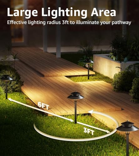 4 Pack Low Voltage Pathway Lights