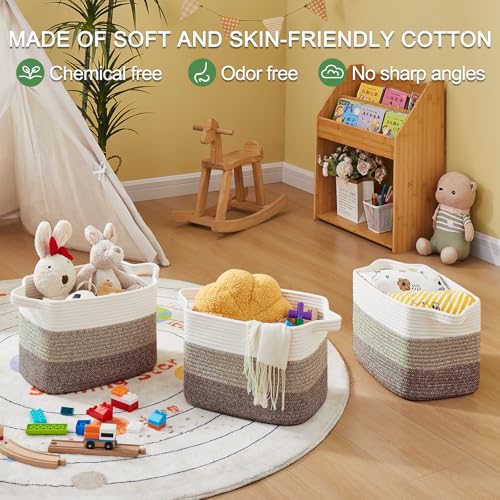 Storage Basket for Organizing 3 Pack (3 Count)