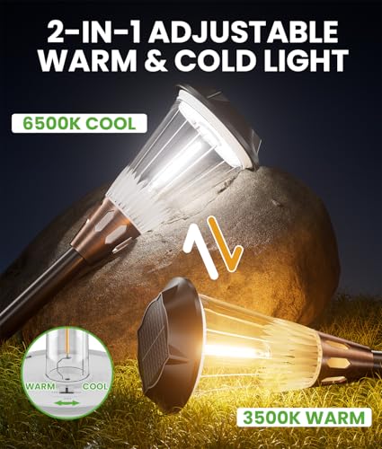 Solar Outdoor Lights for Yard (8 Count)