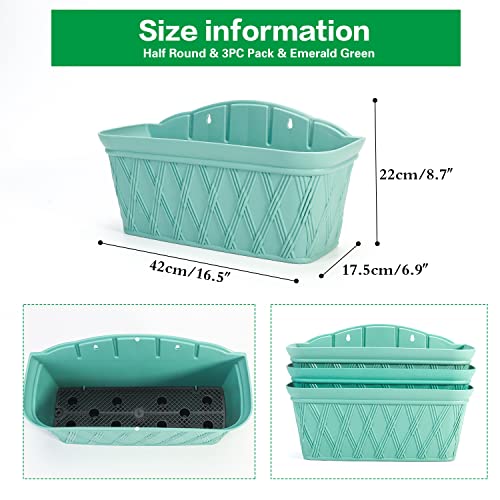 3 Pack Wall Hanging Planters (3 Count)