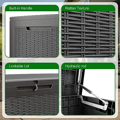 120 Gallon Outdoor Deck Box