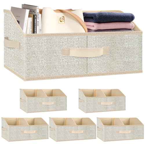 6 Pack Trapezoid Storage Bins (6 Count)