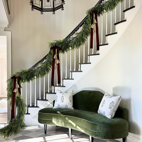 2 PCS Christmas Norfolk Pine Garland