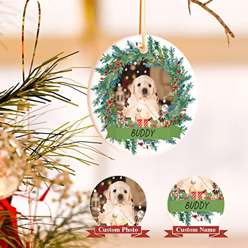 Personalized Dog Photo Ornament