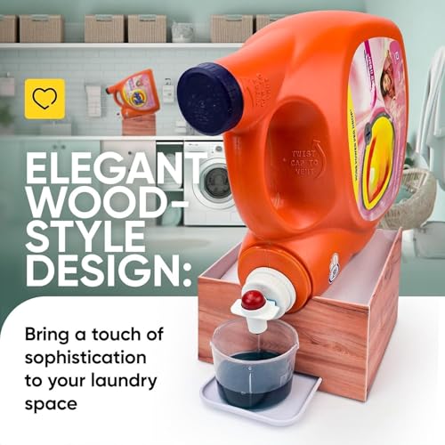 Liquid Laundry Detergent Dispenser Holder with Drip Tray
