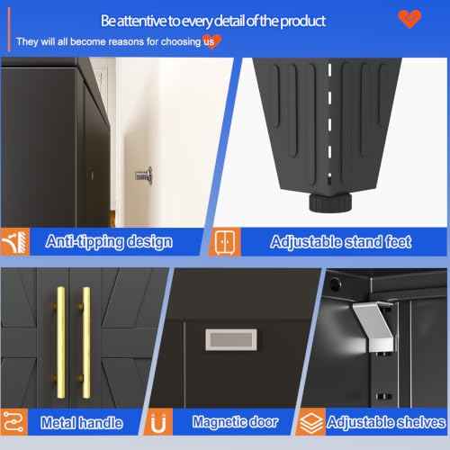 71" Tall Kitchen Pantry Cabinet