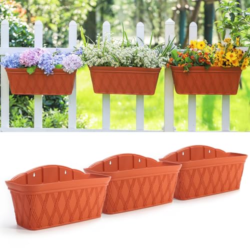 3 Pack Wall Hanging Planters (3 Count)
