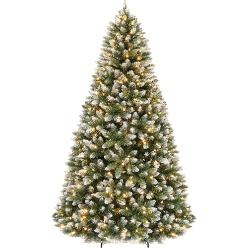 6 ft Partially Flocked Christmas Tree with 1