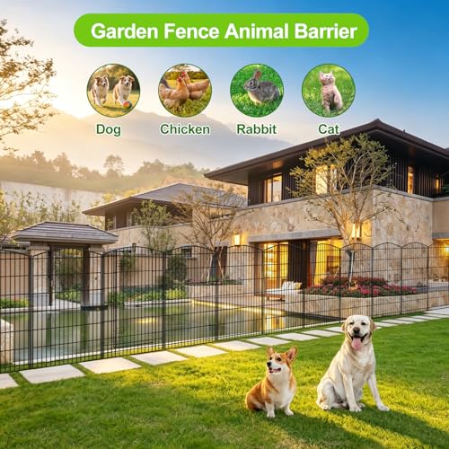 Decorative Garden Fence 6 Panels 13ft
