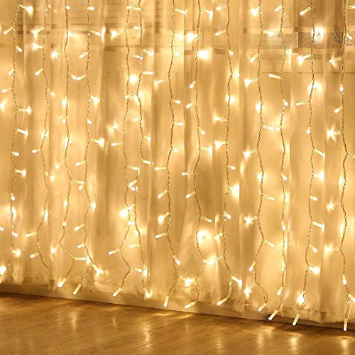 6.6x6.6 Ft Curtain Lights