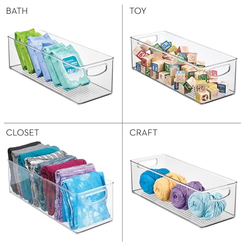 Plastic Stackable Pantry Bin with Handles (2 Count)
