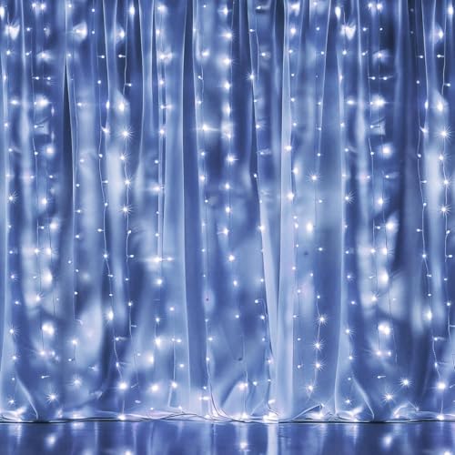 300 LED Curtain String Lights