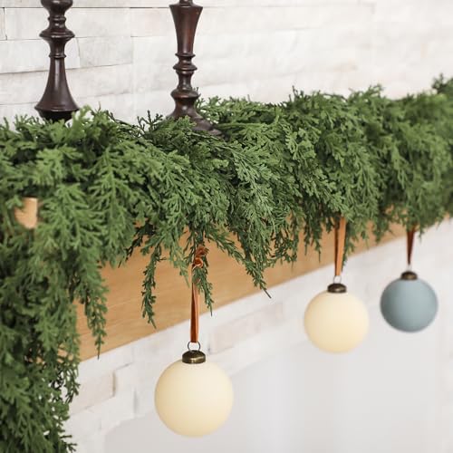 1 Pcs 6 ft Artificial Cedar Garland for Christmas (6 Foot)