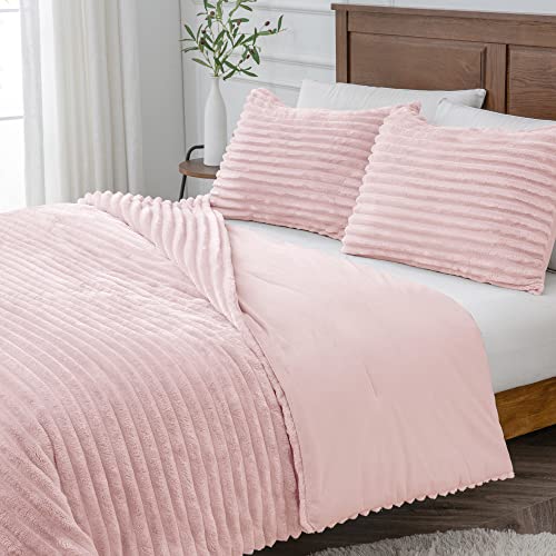 Fleece Queen Comforter Set