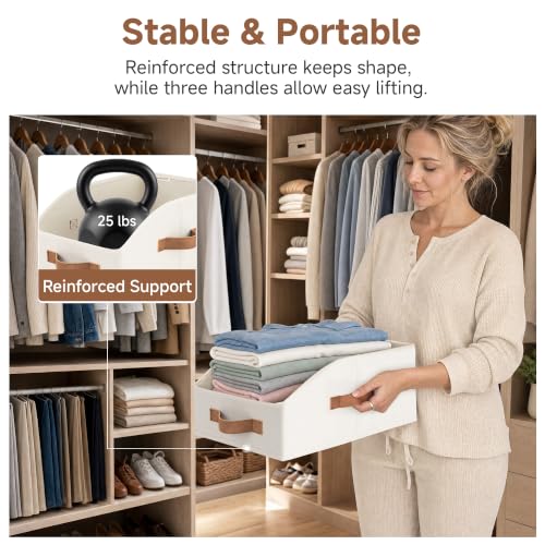 Closet Storage Bins Trapezoid (3 Count)
