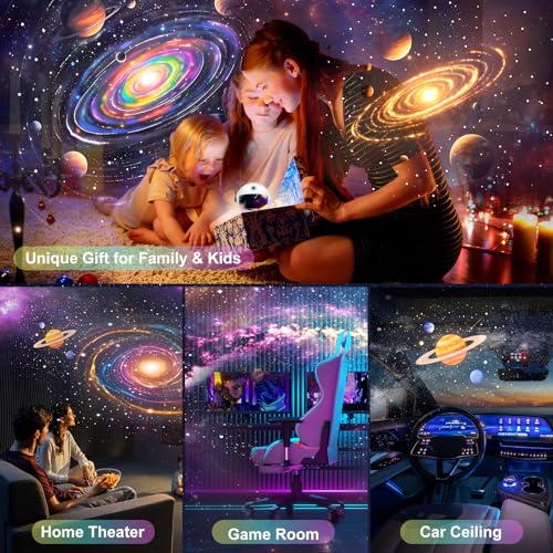 Space Galaxy Night Light Projector