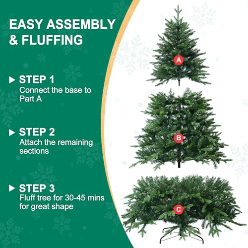 8FT Unlit Artificial Christmas Tree